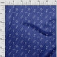 thumbnail image 3 of oneOone Viscose Chiffon Blue Fabric Medical Sewing Craft Projects Fabric Prints By Yard 42 Inch Wide, 3 of 5