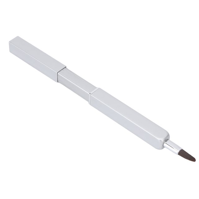 Pinceau à Maquillage Rétractable Portable pour Lèvres avec Pointe Effilée pour Application de Rouge à Lèvres, Léger et Anti-Poussière