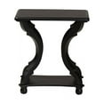 thumbnail image 3 of Baxton Studio Cianna Classic and Traditional Black Wood End Table, 3 of 7