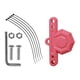 thumbnail image 4 of Funda protectora para soporte de bicicleta portátil con seguimiento de piezas rojo, 4 of 9