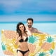 thumbnail image 4 of Toalla de playa de microfibra, súper colorida, resistente a la arena, multiusos, para viajes, piscina, 76 x 152 cm, 4 of 6
