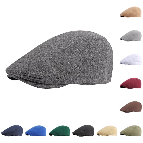 Women Spring and Autumn British Solid Color Knitted Plain Cap French Chef Hat One Size