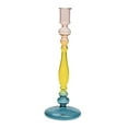 thumbnail image 2 of DOLITY Glass Candle Holder Retro Candlesticks for Holiday Wedding Decoration F, 2 of 9