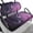 Purple Butterfly Spiral Design, variant on HUAICONG Golf Dog Silhouette Pattern Easy to Install Microfiber Towel Blanket, Universal Fit Day After Day Use Non-Slip Golf Cart Seat Covers 2 Piece for Club Car 2 Passenger Golf Cart Seats
