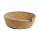 thumbnail image 3 of Cesta de almacenamiento de lino y algodón, juego de 3 cestas de almacenamiento tejidas con cuerda de algodón, cesta de almacenamiento de escritorio, valor inmejorable, 3 of 12