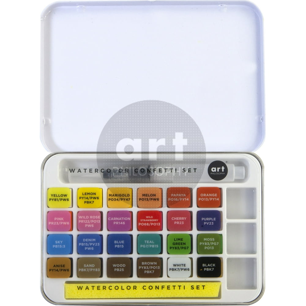 Prima Marketing Art Philosophy Watercolor Confetti Set