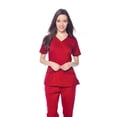 thumbnail image 4 of Dagacci Medical Uniform Women's Scrub Set Stretch and Soft Y-Neck Top and Pants, 4 of 6