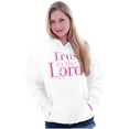 thumbnail image 4 of Christian Faith Trust in the Lord Unisex Plus Fleece Graphic Hoodie Brisco Brands 3X, 4 of 6