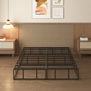 Bedofmine 10 Inch California King Box Spring High Profile, Heavy Duty Metal Cali King Box Spring Bed Base with Fabric Cover, Mattress Foundation, Noise Free, Easy Assembly