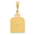 thumbnail image 4 of FB Jewels 14K Yellow Gold Polished Ten Commandment Tablets With Star Of David Charm, 4 of 4