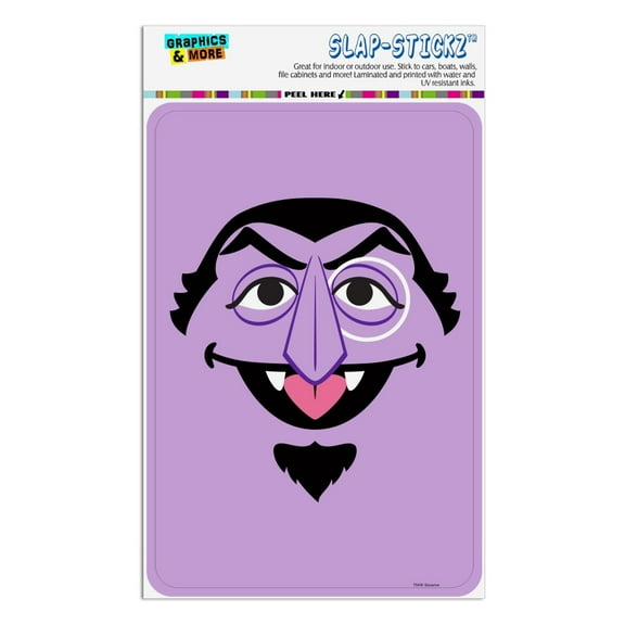 Sesame Street Count Face Home Business Office Sign