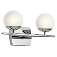 thumbnail image 1 of Kichler 45581CH Jasper 50W 2 LED Halogen Bath Light, Chrome, 1 of 1