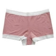 thumbnail image 2 of Women's Boyshort Panties Mid-Waisted Breathable Boxer Briefs Soft Comfortable Full Coverage Underwear, 2 of 3