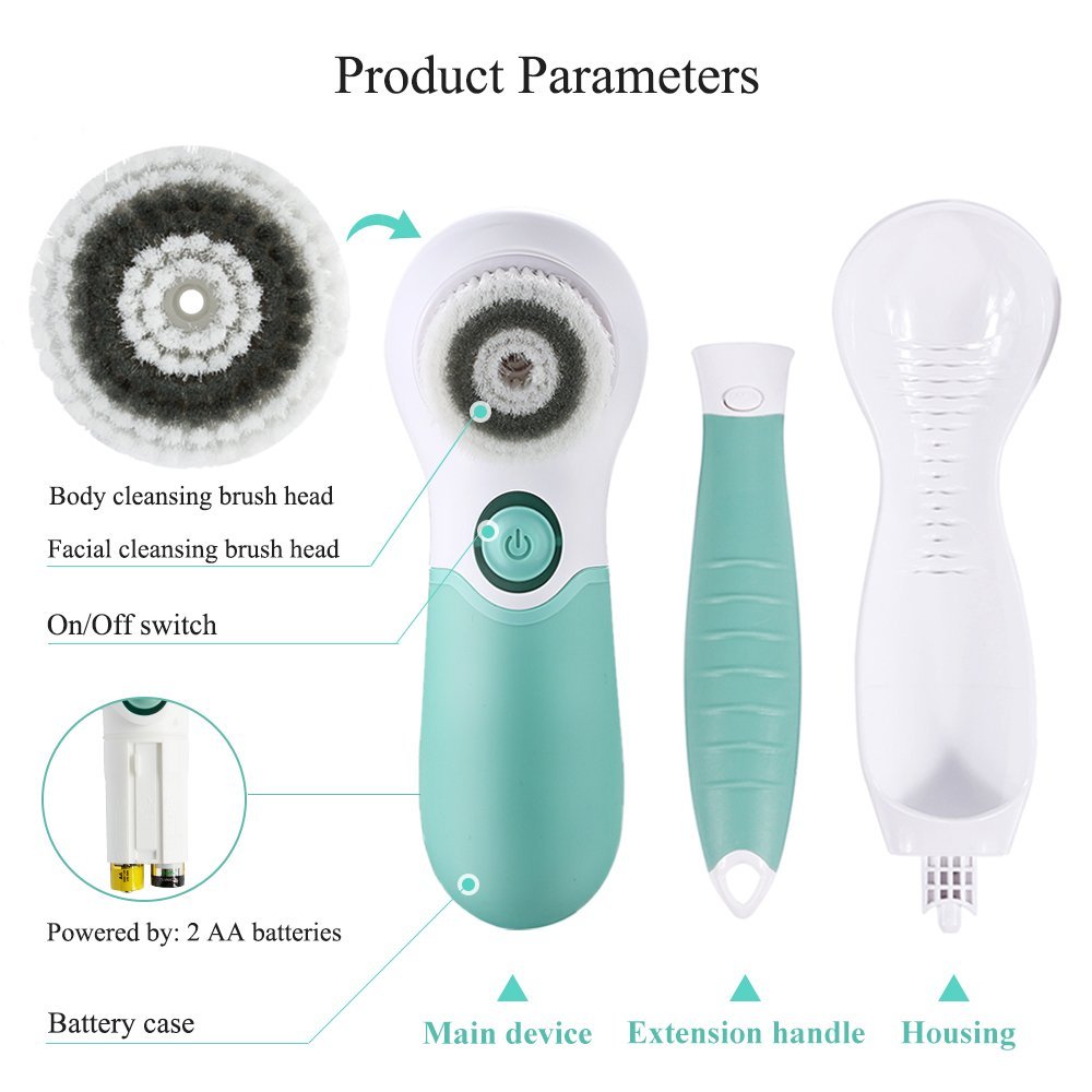 TOUCH 2 in 1 Body and Face Wash Brush T… - 健康