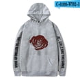thumbnail image 1 of Sudaderas con capucha de Juice Wrld, chaqueta informal para adultos y niños, tallas para niños, jersey de Cosplay, ropa de calle, Jersey UnisexGris ANiños 110 Deng Xun unisex, 1 of 2