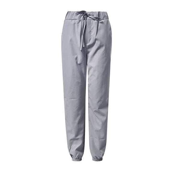 nsendm Pant Trousers Trousers Women's With Pockets Long Drawstring Summer Bottoms Pants Dress Pants for Women Petite Pants Grey X-Large