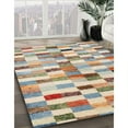 thumbnail image 3 of Ahgly Company Machine Washable Indoor Rectangle Contemporary Dark Almond Brown Area Rugs, 6' x 9', 3 of 7