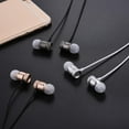 thumbnail image 4 of Injueey Puerto de 3,5mm en la oreja Supergraves Control de línea auricular teléfono aleación de aluminio auriculares de moda micrófono auriculares Type3 NO3, 4 of 6