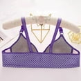 thumbnail image 4 of WRKEKC Front Closure Wireless Bra for Women Lace Adjustable Straps Breathable Comfortable Everyday T-Shirt Bra Support Lightly Padded Full Coverage Soft Cup, 4 of 5