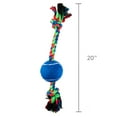 thumbnail image 6 of Vibrant Life Chomp and Tug Buddy Rope and Tennis Ball Dog Chew Toy, 6 of 7