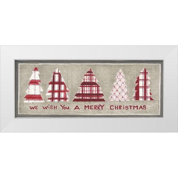 Shamp, Cindy 18x9 White Modern Wood Framed Museum Art Print Titled - Wish You
