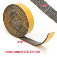 thumbnail image 4 of MODANU 2 Rolls Fireplace Tape Seal, 0.78" Width 78.7" Length Self-Adhesive Fiberglass Rope Seal Gasket Replacement Flat Wood Stove Door Gasket Rope for Fireplaces Wood Burning Stoves, 4 of 7