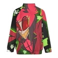thumbnail image 5 of Hazbin Hotel Alastor Fashion Jacket Mens Windbreaker Coat Lightweight Zipper Clothes Streetwear Bomber Outerwear Jackets, 5 of 7