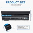 thumbnail image 3 of Restored T54FJ M5Y0X 9 Cell Battery 97Wh for Dell Latitude E6430 E5420 E5430 E6420 E6530 E6540 E6440 E5520 E5530 E6520 Inspiron 14R 4420 5420 15R 5520 7520 17R 5720 7720 T54F3 X57F1 KJ321 N3X1D P15F P15G P16G, 3 of 7