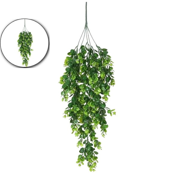Dvruxg Vine Plant Fake Ferns Artificial Plants Large Faux Hanging Plant Artificial Hanging Plants Wall Plants Fake Ivy for Room Decor Home Garden Wedding Party Indoor Outdoor Decorations