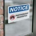 thumbnail image 4 of (2 Pack) Photography Prohibited Sign, 4 of 7