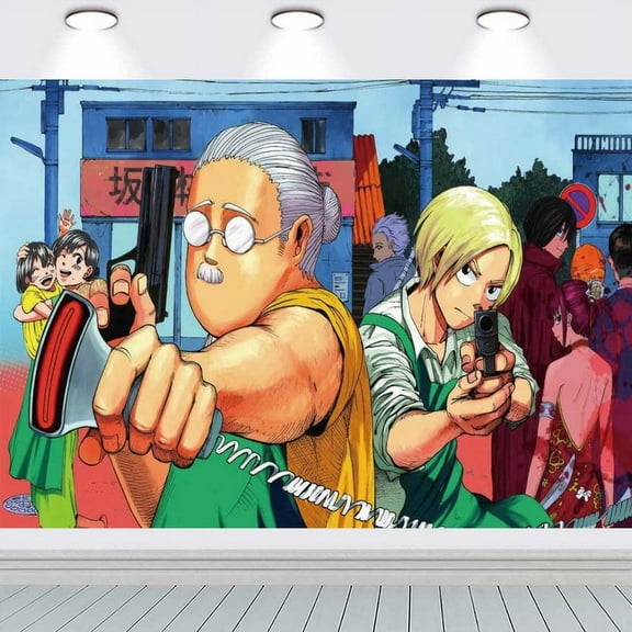 Sakamoto Days Party Supplies Taspestry Poster Banner Backdrop Background Wall Decor