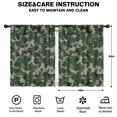 thumbnail image 2 of Camouflage 42x54in(106x137cm) Curtains 2 Panels for Kids Bedroom, Window Drapes for Kids Boys Girls Bedroom Curtains Designed To Spark Joy and Creativity, 2 of 5