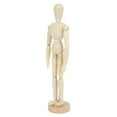 thumbnail image 4 of Maniquí de madera articulado con articulaciones flexibles, elegante y sencillo modelo artístico de 30 cm para decoración del hogar, accesorios fotográficos y juguetes de mesa., 4 of 14