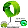 thumbnail image 4 of 2pcs USB Rechargeable LED Luminous Wristbands, Team Accessories, Luminous Armbands, Running Equipment, Red, 4 of 7