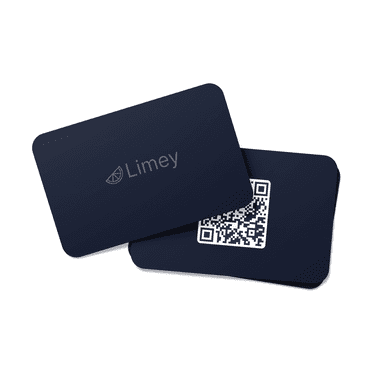 Limey Card - Digital Business Card - Matte Finish | NFC + QR | Tap & Connect