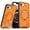 Orange, variant on for iPhone 16e Rugged Grip Phone Case Compatible with MagSafe, 360 Rotating Ring Holder Stand Magnetic Case, Military-Grade Protection Anti-Scratch Anti-Slip Shockproof Cover,Black