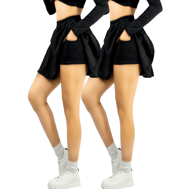 Set De Dos Short Deportivo Mujer Con Falda Dama Chores Tenis Chor Gym