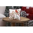 thumbnail image 2 of Be Jolly Cardinal Small Petite Size Printed Christmas Small Petite Size Accent Throw Pillow, 8" x 8", 2 of 7