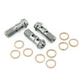 thumbnail image 2 of Titanium Double Banjo Bolt M10x(1.00mm) Race Spec Pack x3, 2 of 6