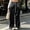 Black, variant on Wovilon Women's High Waist Satin Wide Leg Pants with Drawstring Elastic Waist and Side Stripe Detail, Relaxed Loose Fit Casual Lounge Trousers for Summer Vacation Daily Wear