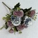 thumbnail image 3 of Ramo de rosas y peonías artificiales de seda | Arreglo floral artificial para decoración del hogar | Ramo de boda de mano o decoración de pared, 3 of 4