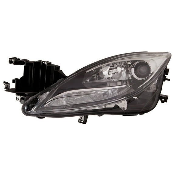 KAI New CAPA Certified Standard Replacement Driver Side Headlight Lens And Housing, Fits 2011-2013 Mazda 6