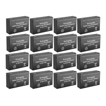 BatteryGuy SP6-9HR replacement  battery. battery - BatteryGuy brand equivalent (rechargeable, High Rate - Qty of 16)