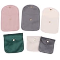 thumbnail image 5 of 1 Pcs Dust Protect Portable Soft Velvet Gift Jewelry Bag Snap Button Packaging Bag Fashion Exquisite Packaging Gift Green L, 5 of 6
