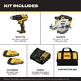 thumbnail image 2 of Kit combinado de destornillador inalámbrico y sierra circular 20V DEWALT, 2 of 7