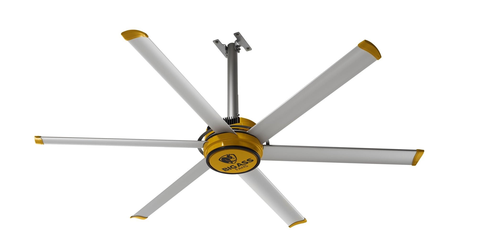 Big Ass Fans 2025 Silver / Yellow Trim 