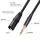 thumbnail image 3 of 2X Cable de Micrófono Estéreo de Audio Macho una XLR Macho de 6,35 mm y 1/4 de Pulgada - Cable de Micrófono de Altavoz Balanceado Macho una XLR Macho, 3 Metros, 3 of 5