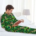 thumbnail image 6 of Zufioo Cat St Patrick's day Mens Pajamas Set, Mens Long-Sleeved Pajama and Pajama Pants,Pajamas Para Hombres,Men's Sleepwear-X-Large, 6 of 7