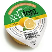 ProSource Gelatein Plus Lemon: 20 grams of protein. Ideal for clear liquid diets, swallowing difficulties, bariatric, dialysis and oncology. Great pre or post-workout snack. (12 pack)