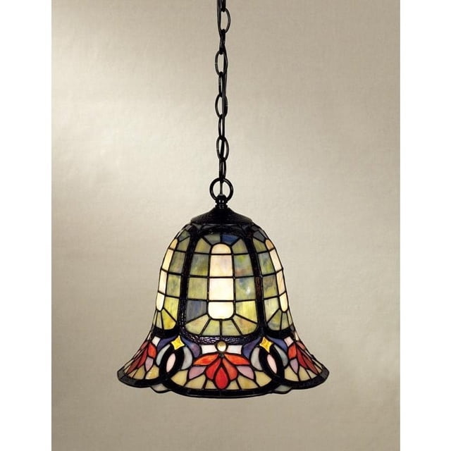 Quoizel Hyacinth Chain Hung Mini Pendant in Vintage Bronze